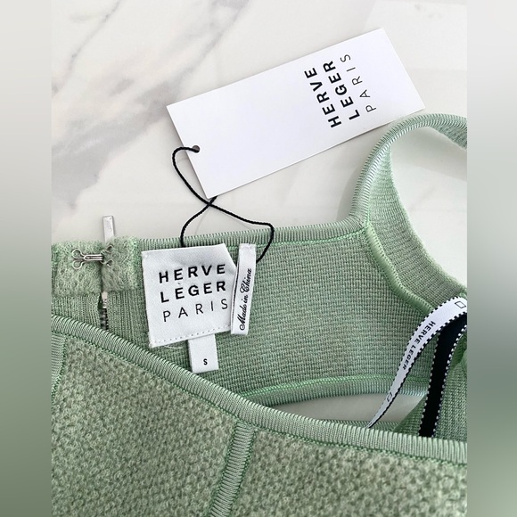 Herve Leger Double Knit Bra Top Sz S $990 - Picture 7 of 7